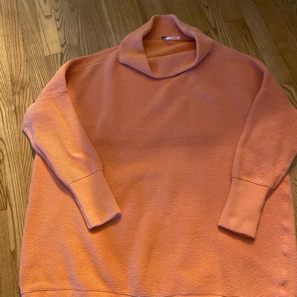 Free People Orange Sweater